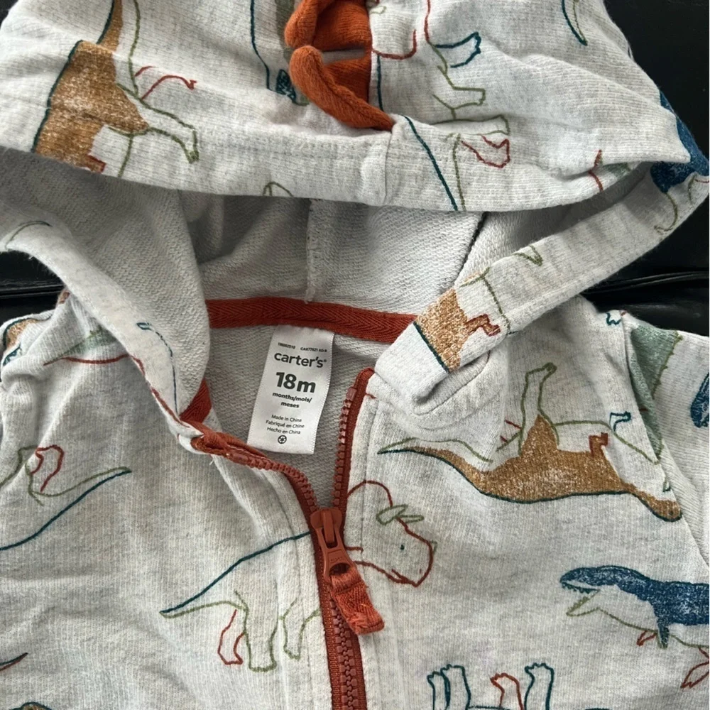 Kids Dinosaur Print Active Sweatsuit Set